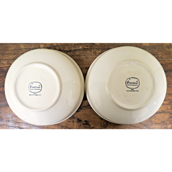 2 Vintage Franciscan Earthenware Floral Pattern Serving Bowls 7.5 Inches 1970's - Picture 5 of 6